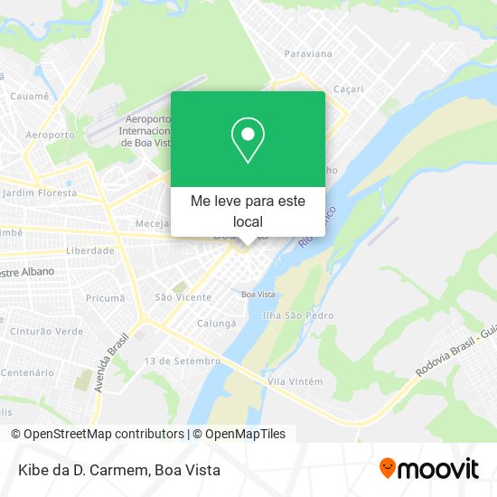 Kibe da D. Carmem mapa