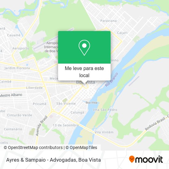 Ayres & Sampaio - Advogadas mapa