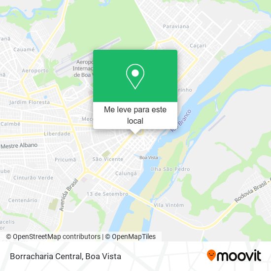 Borracharia Central mapa