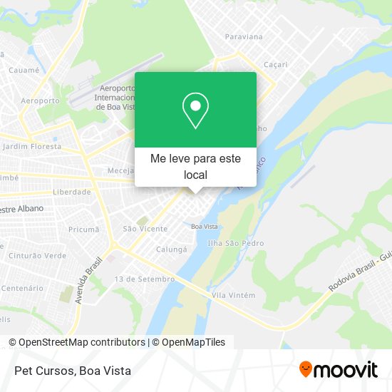 Pet Cursos mapa