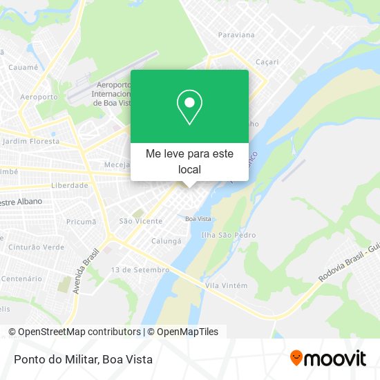 Ponto do Militar mapa