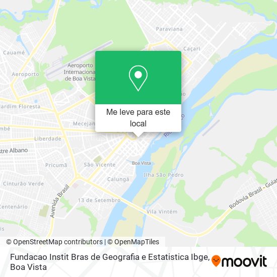 Fundacao Instit Bras de Geografia e Estatistica Ibge mapa