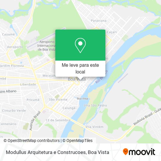 Modullus Arquitetura e Construcoes mapa