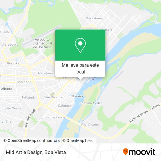 Mid Art e Design mapa