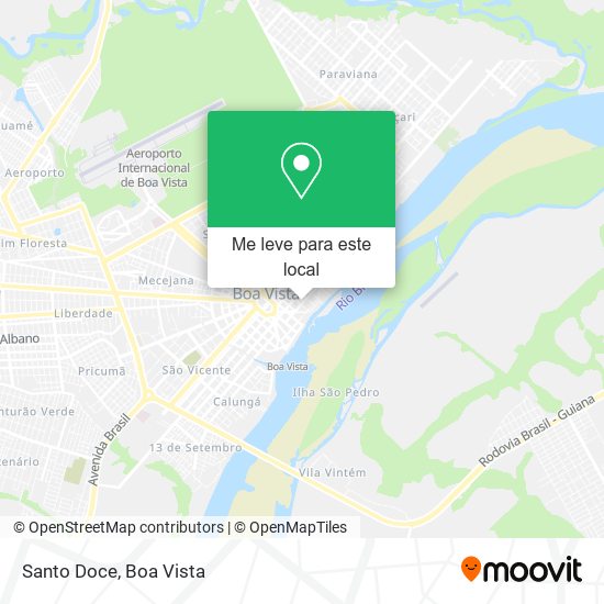 Santo Doce mapa