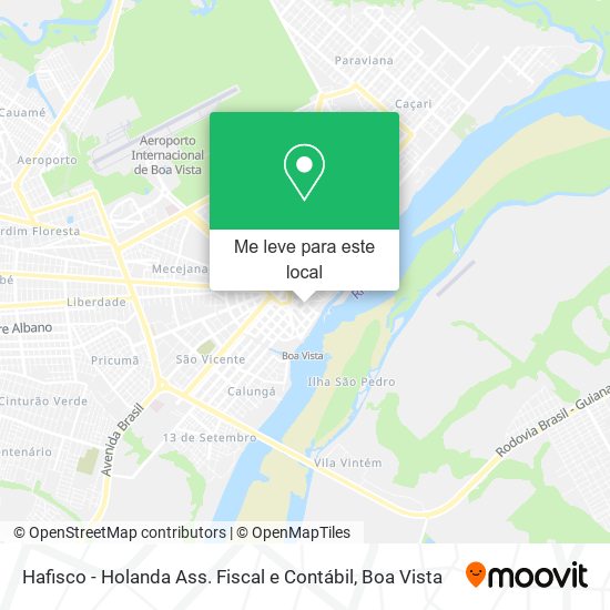 Hafisco - Holanda Ass. Fiscal e Contábil mapa