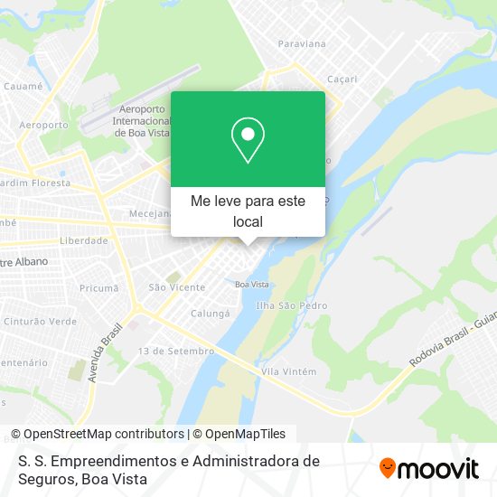 S. S. Empreendimentos e Administradora de Seguros mapa