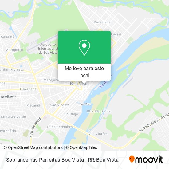 Sobrancelhas Perfeitas Boa Vista - RR mapa