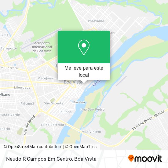 Neudo R Campos Em Centro mapa