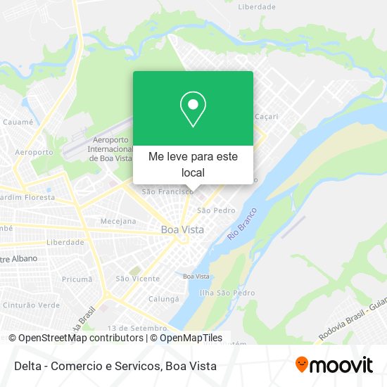 Delta - Comercio e Servicos mapa