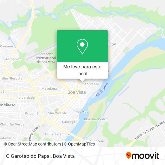 O Garotao do Papai mapa