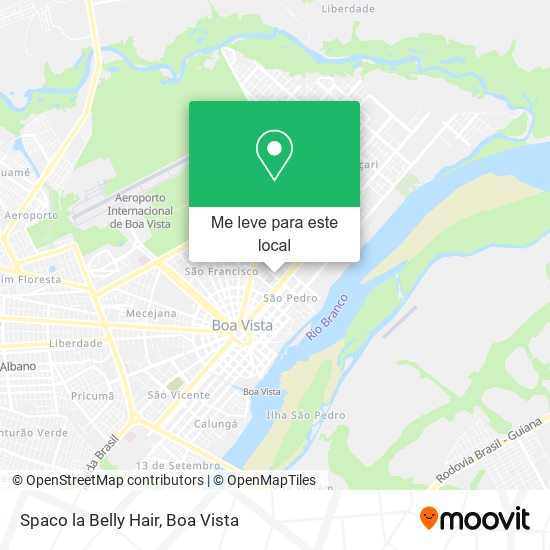 Spaco la Belly Hair mapa