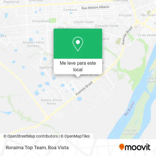 Roraima Top Team mapa