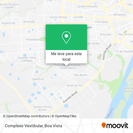 Complexo Vestibular mapa