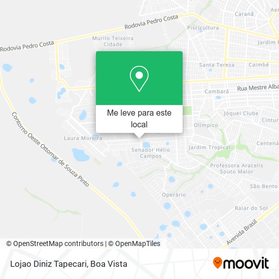 Lojao Diniz Tapecari mapa