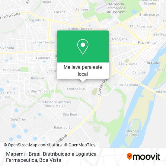Mapemi - Brasil Distribuicao e Logistica Farmaceutica mapa
