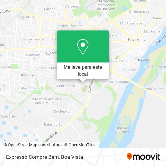 Expresso Compre Bem mapa