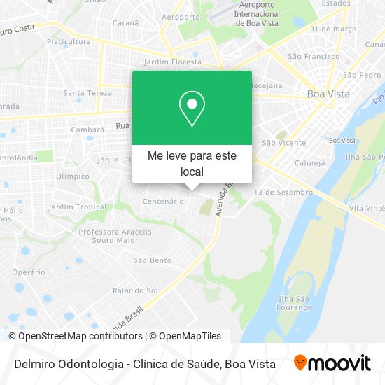 Delmiro Odontologia - Clínica de Saúde mapa