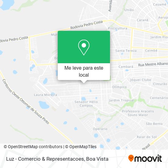 Luz - Comercio & Representacoes mapa