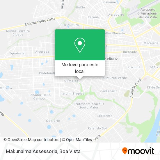 Makunaima Assessoria mapa