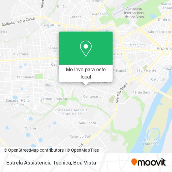 Estrela Assistência Técnica mapa