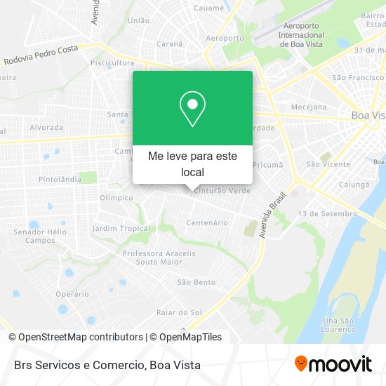 Brs Servicos e Comercio mapa