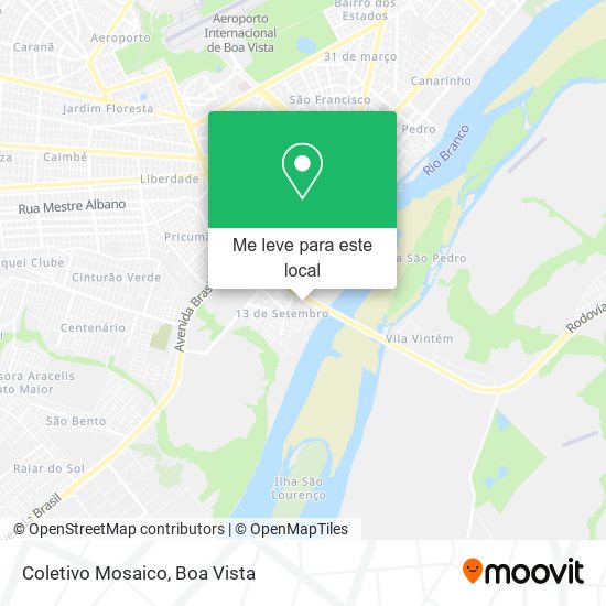 Coletivo Mosaico mapa