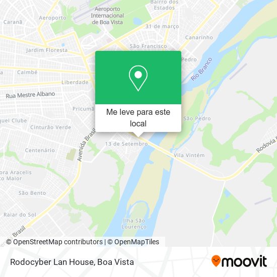 Rodocyber Lan House mapa