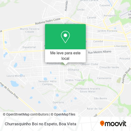 Churrasquinho Boi no Espeto mapa