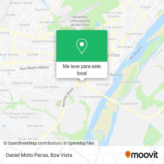 Daniel Moto Pecas mapa