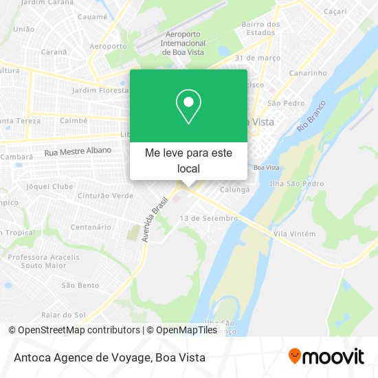 Antoca Agence de Voyage mapa