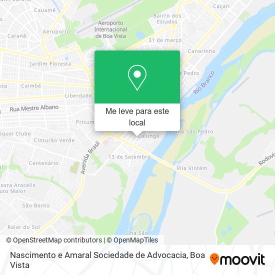 Nascimento e Amaral Sociedade de Advocacia mapa