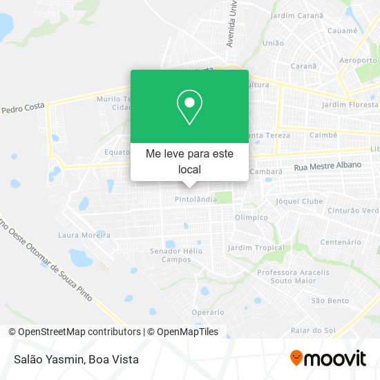 Salão Yasmin mapa