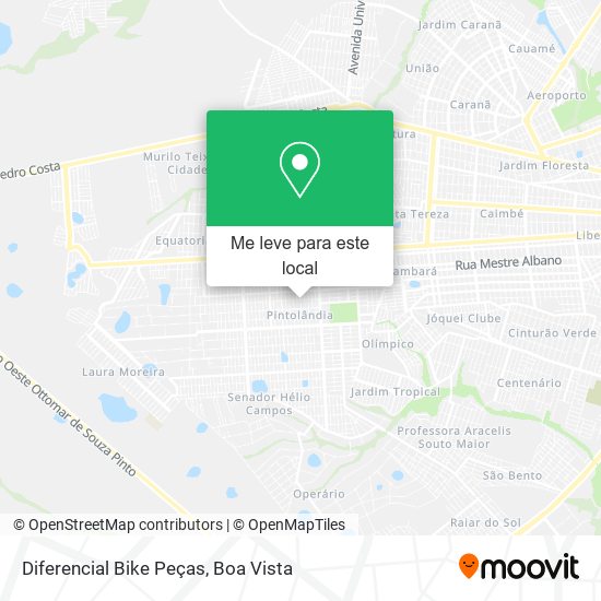 Diferencial Bike Peças mapa