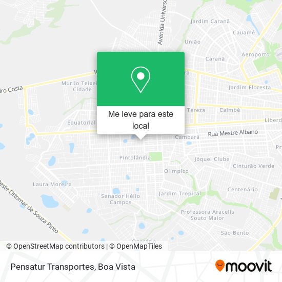 Pensatur Transportes mapa