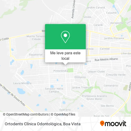 Ortodents Clínica Odontológica mapa