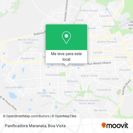 Panificadora Maranata mapa