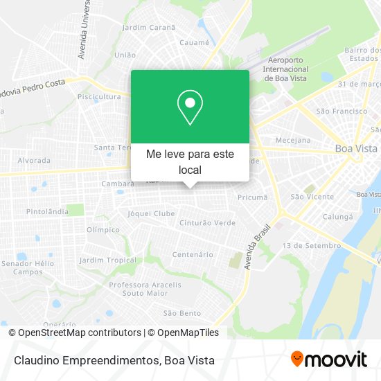 Claudino Empreendimentos mapa