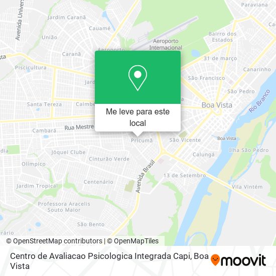 Centro de Avaliacao Psicologica Integrada Capi mapa