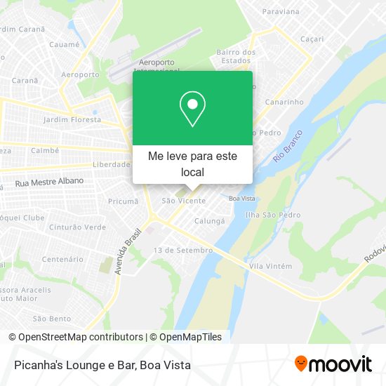 Picanha's Lounge e Bar mapa