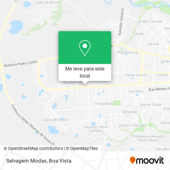 Selvagem Modas mapa