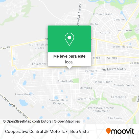 Cooperativa Central Jk Moto Taxi mapa