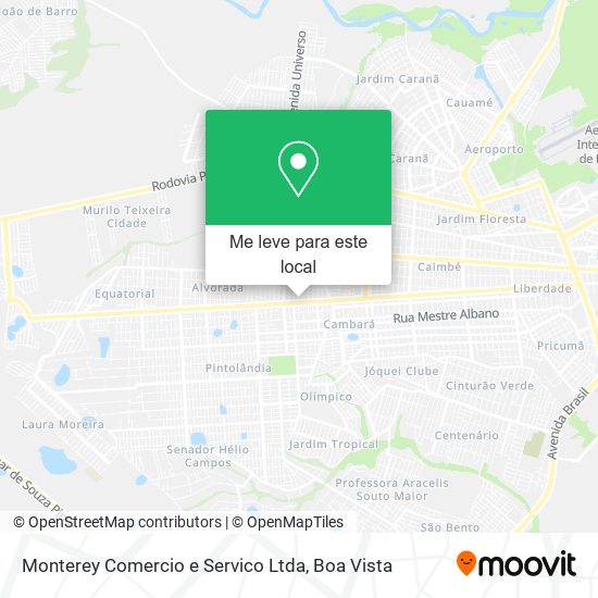 Monterey Comercio e Servico Ltda mapa