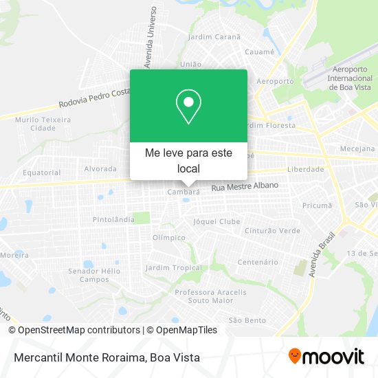 Mercantil Monte Roraima mapa