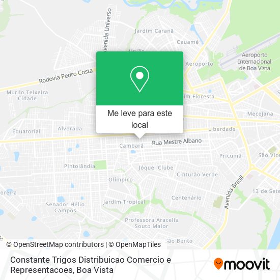 Constante Trigos Distribuicao Comercio e Representacoes mapa