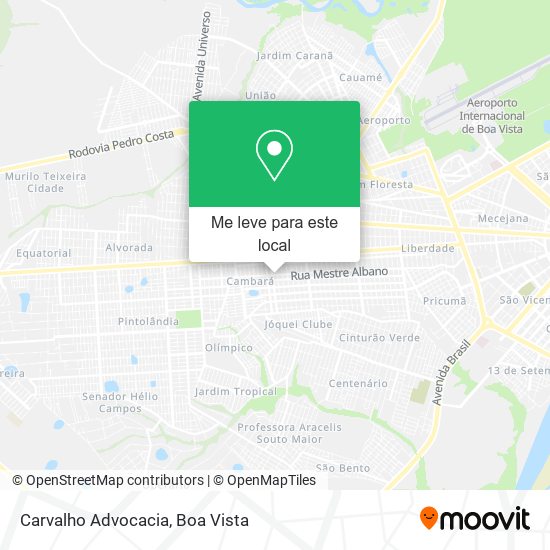 Carvalho Advocacia mapa
