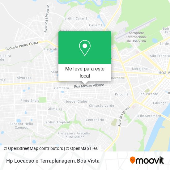 Hp Locacao e Terraplanagem mapa