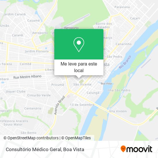 Consultório Médico Geral mapa