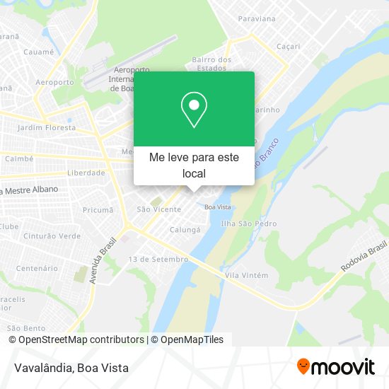 Vavalândia mapa