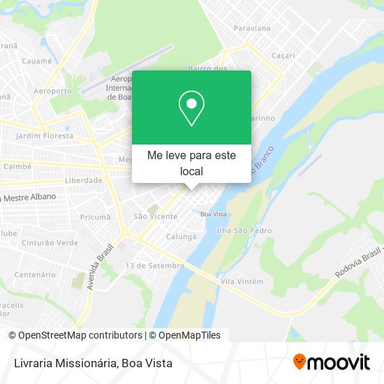 Livraria Missionária mapa